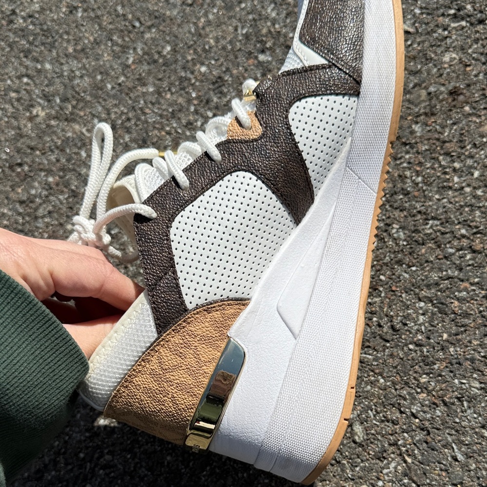 Michael Kors Wedge Sneakers** Bundle 5+ items and name your offer!!! 💖💞 - Picture 4 of 6